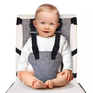 Baby Cushion Seat Custom Logo Portable Soft Feeding Baby Travel Booster High Chair Seat Sack For Dining