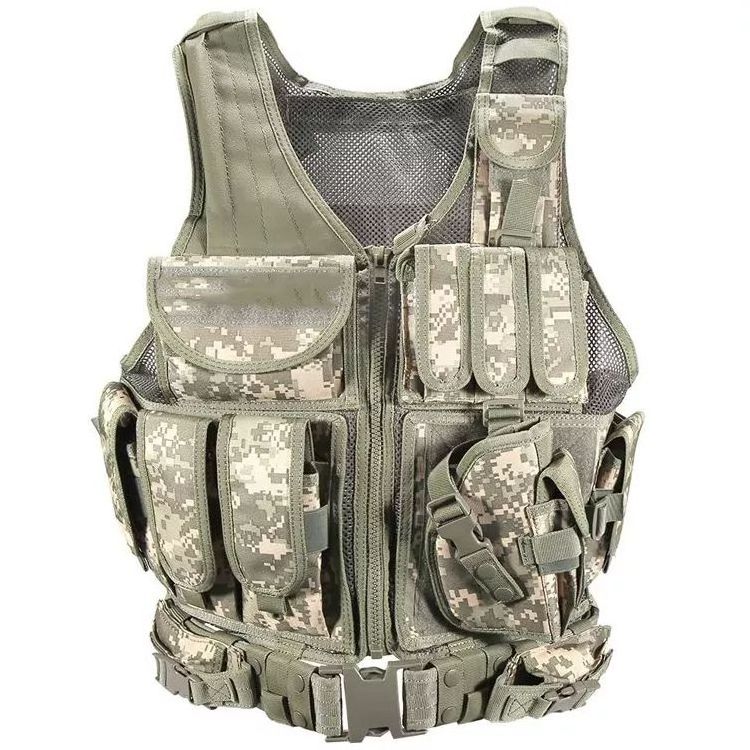 Wholesale Oxford Fabric Multi-purpose Combat Tactical Board Plate Carrier Waterproof Safety Tactical Vest with Molle System