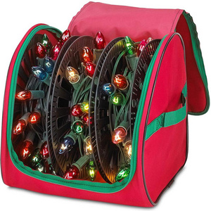 Premium Christmas Light Decoration Storage Bag Festival Tote Decorations Lighting Organizer Christmas Light Storage Bag