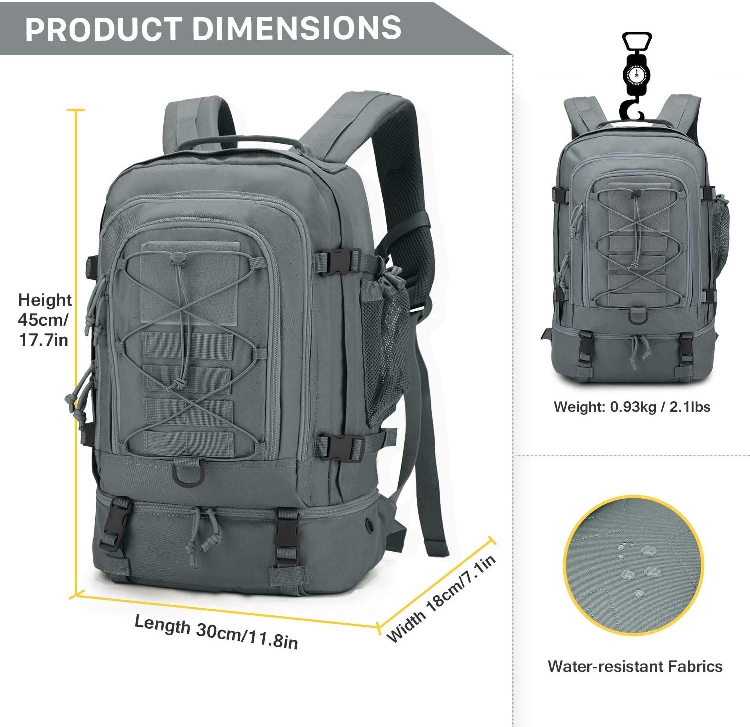 Camouflage Bag Survival Backpack Camping Hiking Tactical backpack