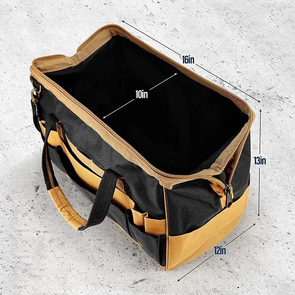 Garden Work Canvas Heavy Duty Electrician Hardware Tool Bag Plumbing  Tool Organizer Tote Tool Kits Bags