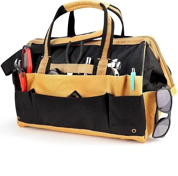 Garden Work Canvas Heavy Duty Electrician Hardware Tool Bag Plumbing  Tool Organizer Tote Tool Kits Bags