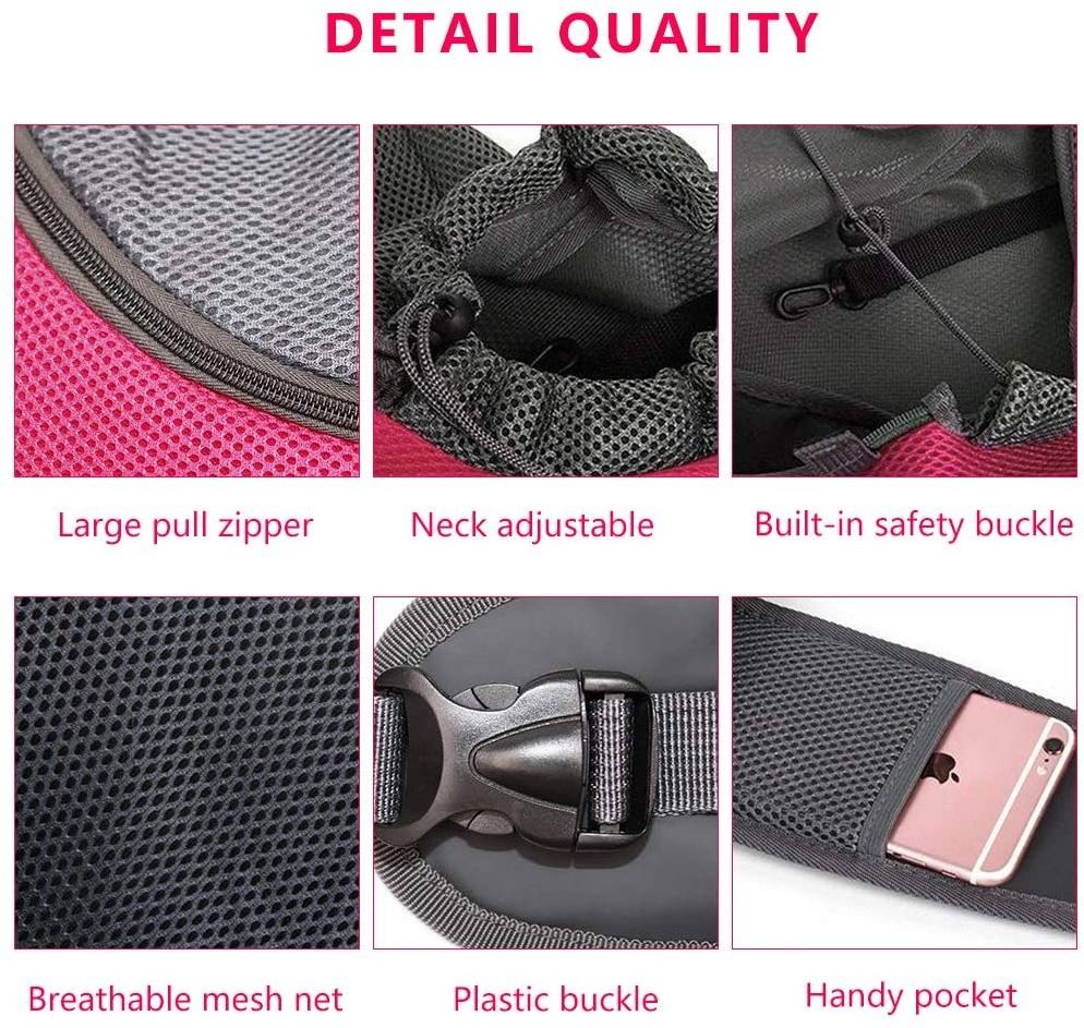 Outdoor Travel Dog Shoulder Bag Mesh Oxford Single Comfort Sling Handbag Tote Pouch Pet Puppy Carrier