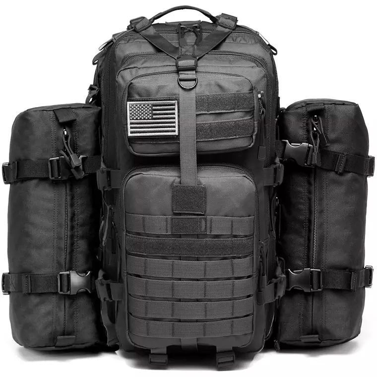 900D Oxford Water Resistant Outdoor Sports Crossfit Gym Mochila Trekking Fitness Bag 45L Molle Tactical Outdoor Camping Backpack