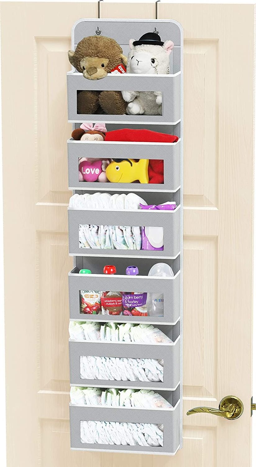 Foldable Wholesale Custom Mount 4 6 5 Clear Window Pocket Closet Organizer Over The Wall Storage Door Hanging Organizer