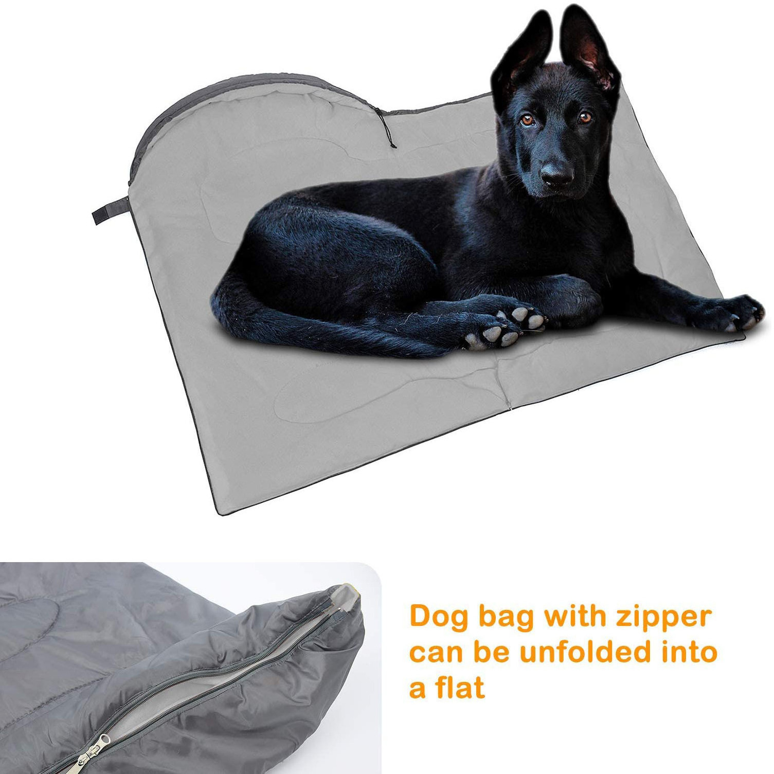 Folding Waterproof Warm Portable Dog or cat Bed Indoor And Outdoor Camping Hiking Pet Sleeping Bag