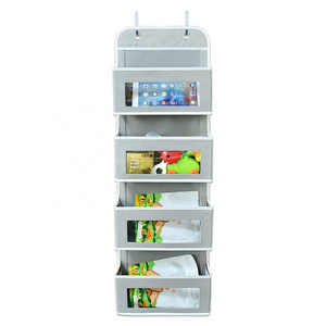 Foldable Wholesale Custom Mount 4 6 5 Clear Window Pocket Closet Organizer Over The Wall Storage Door Hanging Organizer