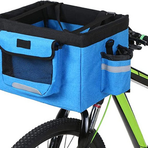 Wear pet bike carrier Resistant rear mount bike pet carrier Handlebar Hanging Dog pet bicycle basket carrier