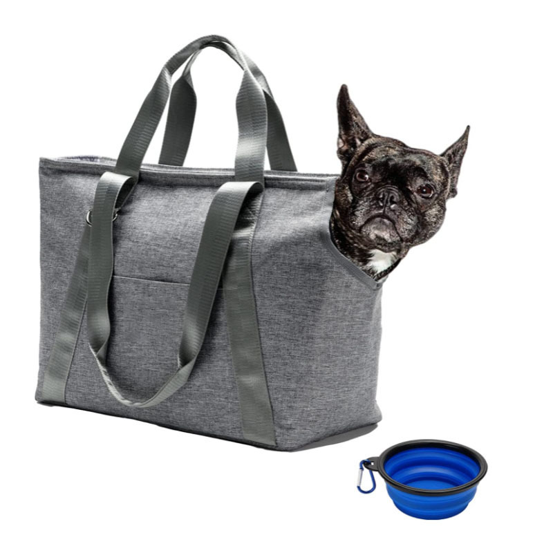 Customize Dog Tote Bag, Pet Purse Carrier for Small Dogs with Pockets Pet Carrier Travel Bag