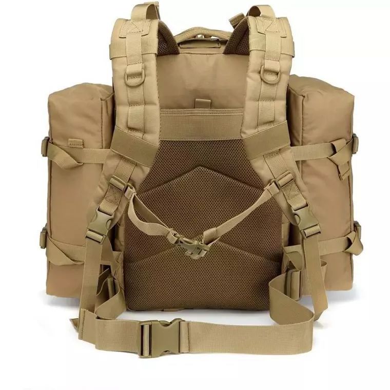 900D Oxford Water Resistant Outdoor Sports Crossfit Gym Mochila Trekking Fitness Bag 45L Molle Tactical Outdoor Camping Backpack