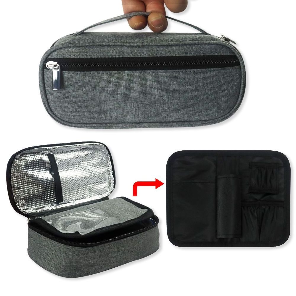 Custom Medication Storage Thermal Insulated Diabetic Diabetes Portable Insulin Cooler Bag Insulin Cooler Travel Case