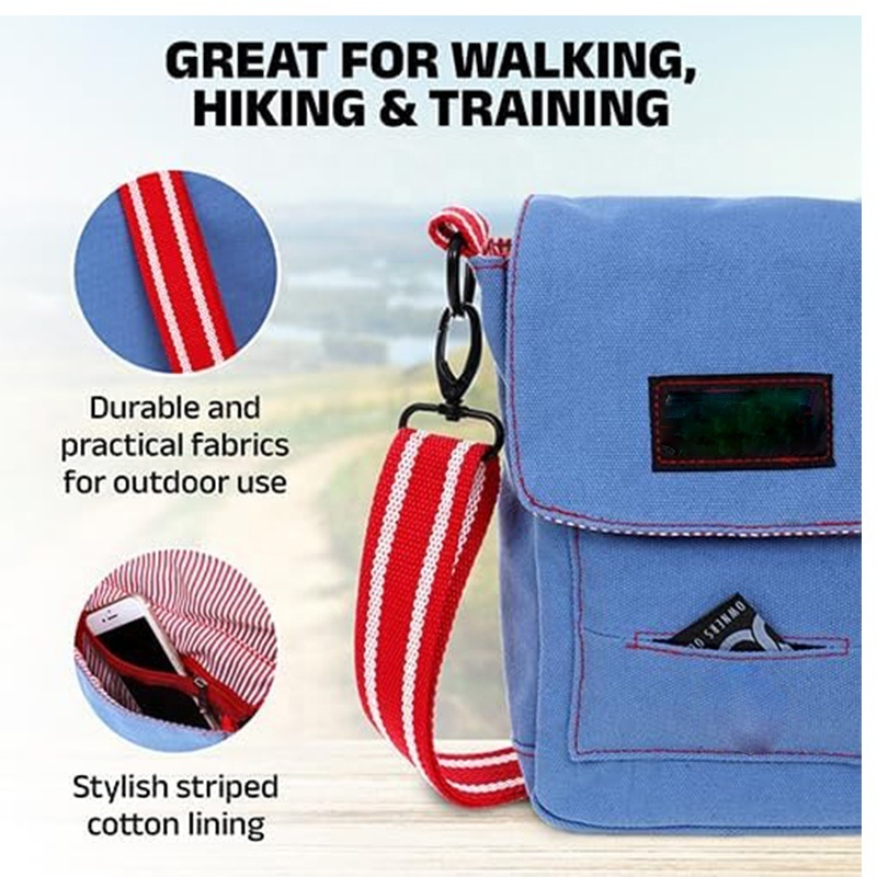 Custom Dog Walking Bag Pet Dog Training Treat Pouch Side Bag with Poop Bag Dispenser Waist Pouch