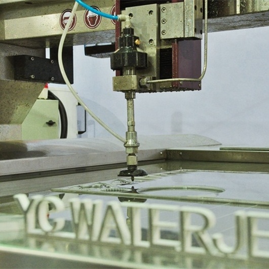 Water jet cutting table of water jet cutting machine, waterjet cutter