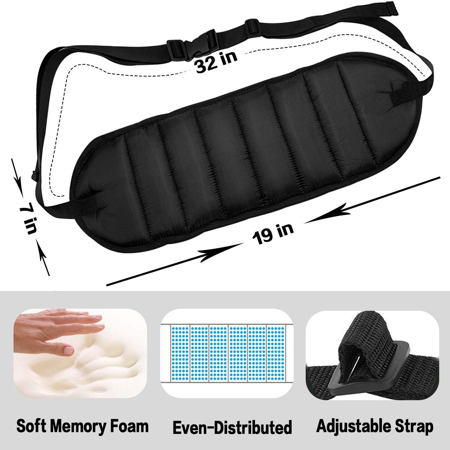 Portable Airplane Foot Rest Travel Footrest Flight Foot Leg Hammock for Air Train Bus