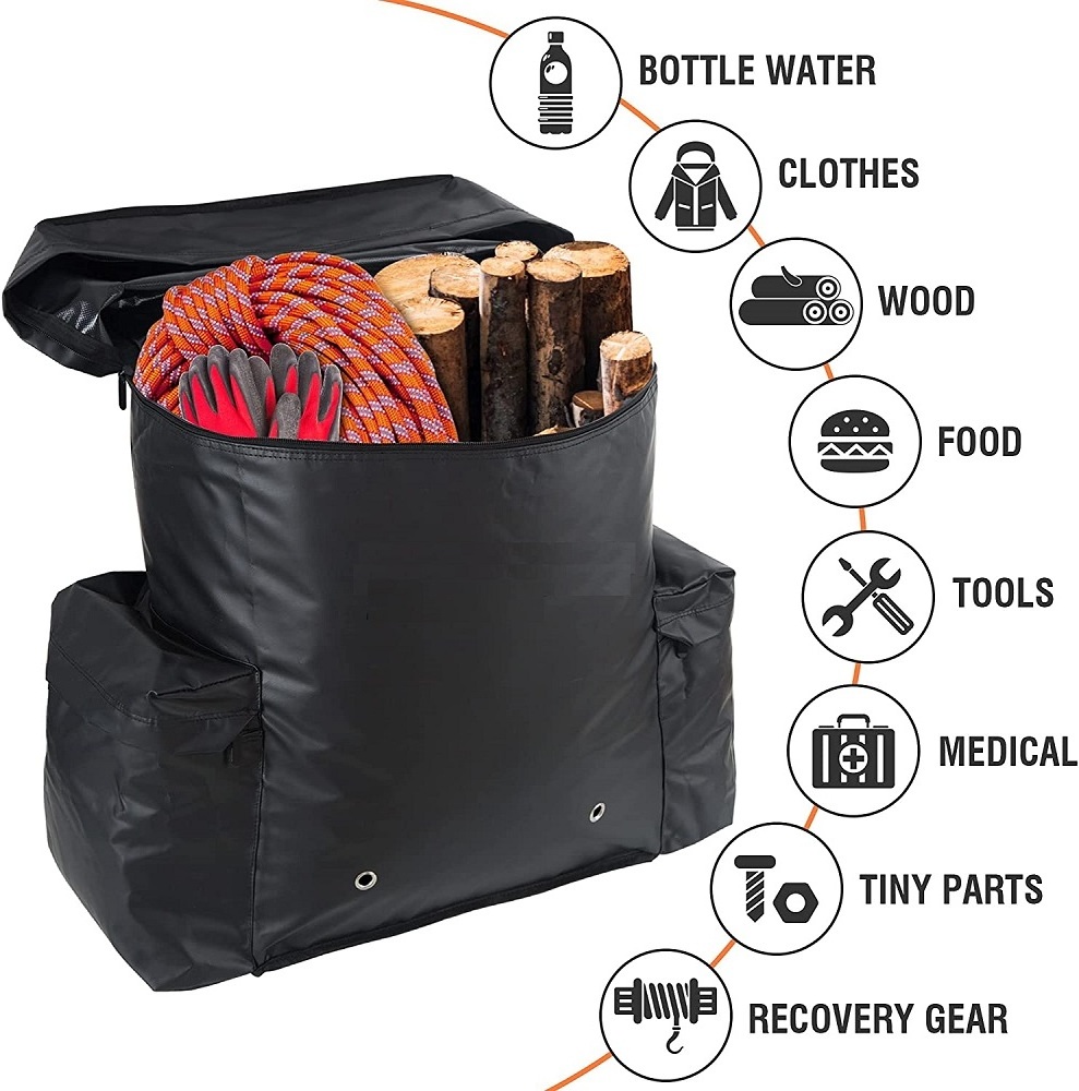 Factory Off-road Outdoor&Camping Cargo Storage Bag Tire Trash Bag Sturdy Spare Tire Trash Bag