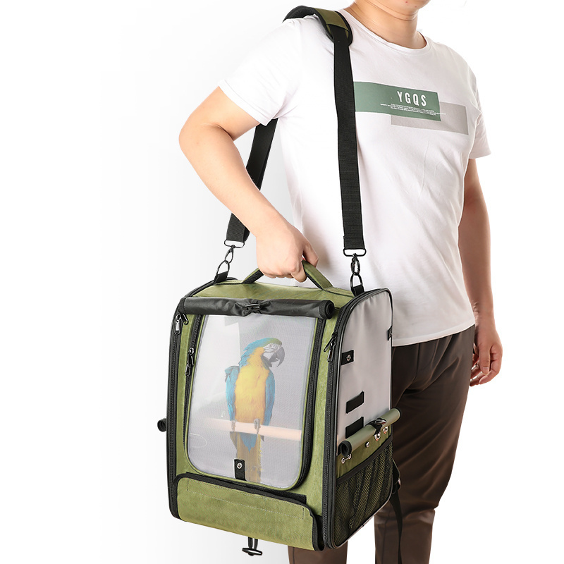 BSCI Travel Pet Carrier Backpack Bag Foldable Bird Carrier