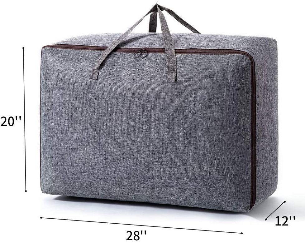 Large capacity foldable storage bags for clothes organizer