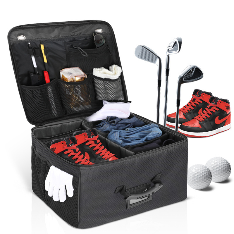 Travel Collapsible Golf Shoes Bag Premium Golf Car Trunk Organizer