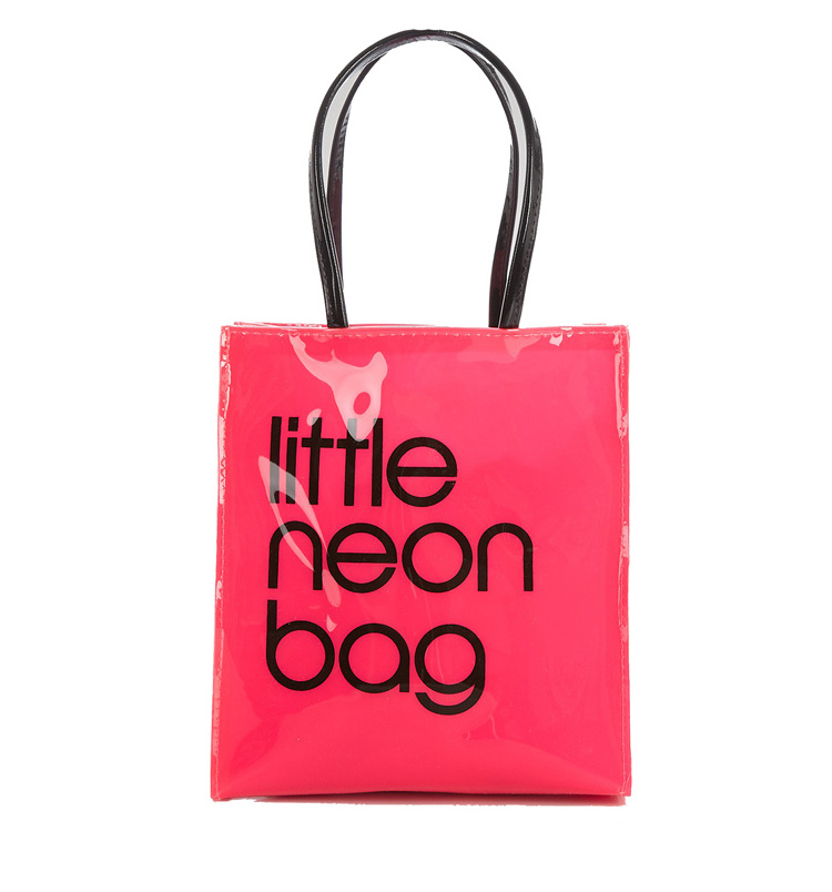 Wholesale shiny unisex kids travel waterproof neon pvc bag