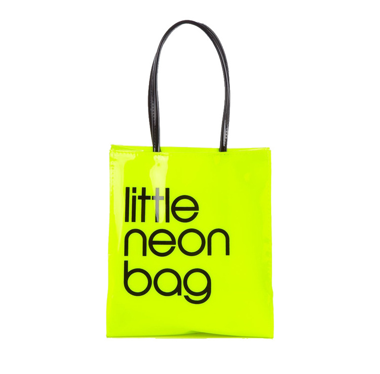 Wholesale shiny unisex kids travel waterproof neon pvc bag