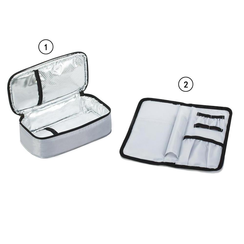 Waterproof diabetic organizer insulin travel cooler case