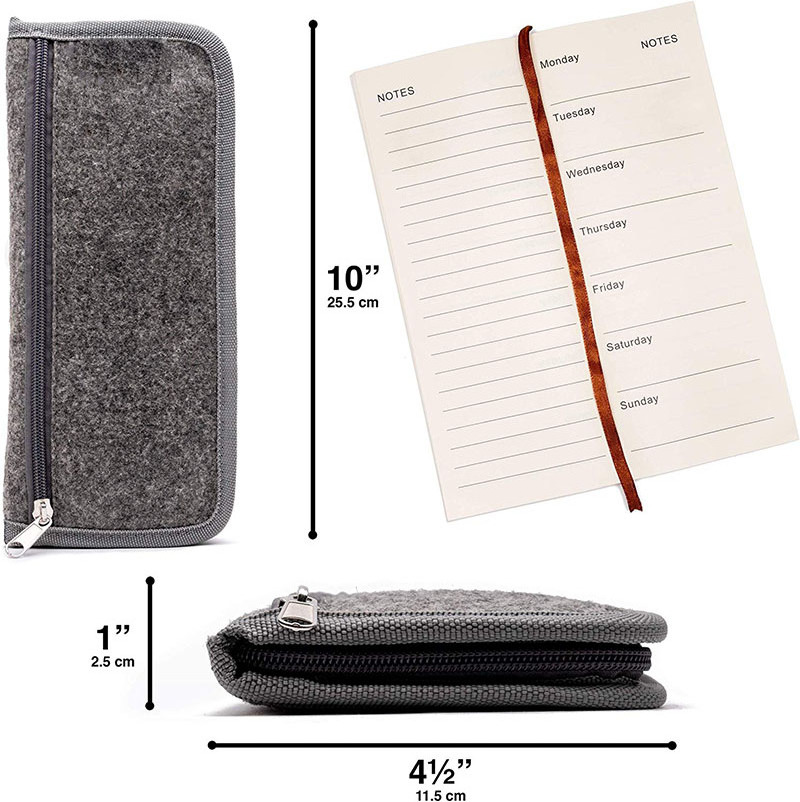 Professional factory delivery premium travel outdoor one week audit felt eco friendly pill organizer