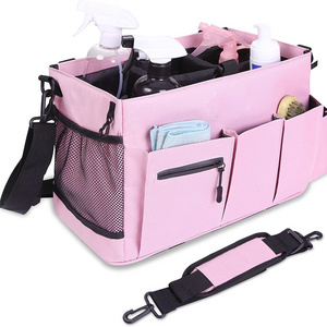 heavy duty cleaning caddy organizer tool bag for for cleaning supplies