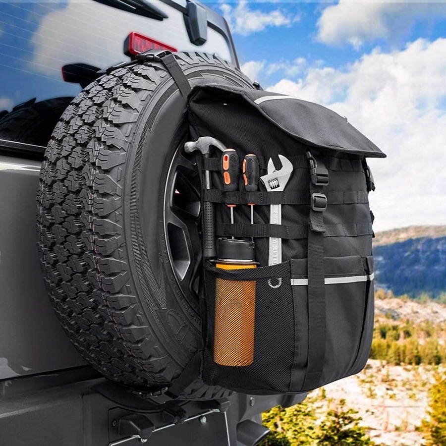 Factory Custom Cargo Storage Bag Tire Trash Bag Large Capacity Spare Tire Bag