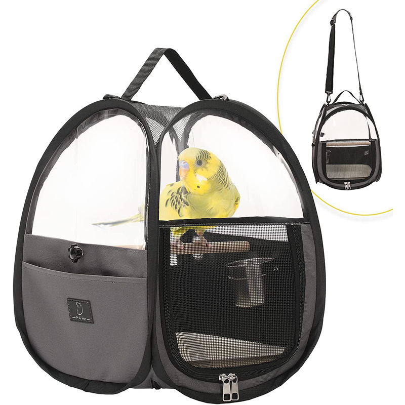 BSCI factory dog cat rabbit mouse bird animal pet carrier shoulder bag outdoor travel pet bag