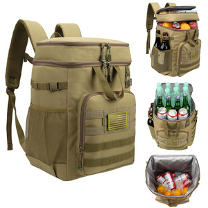 45/55 Cans Backpack Cooler Insulated Leak Proof Hunting Rucksack Hiking Picnic Daypack Durable Tactical Cooler Backpack