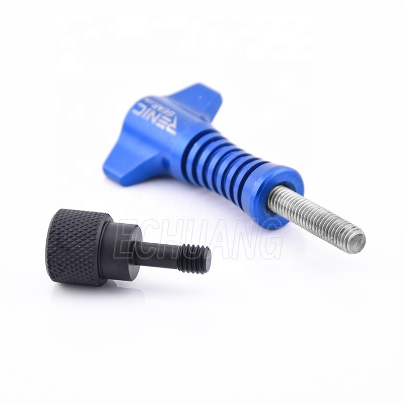 Universal  Sports Camera Screws CNC Lathe Machining Service Turning Aluminum Screw Accessories