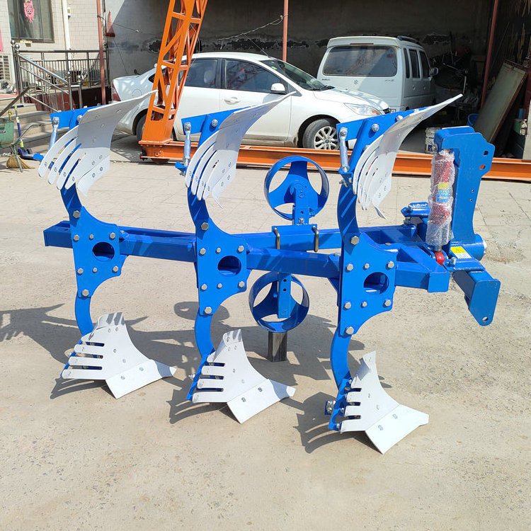 High quality hydraulic reversible furrow plough share plough 3 bottom plow for sale