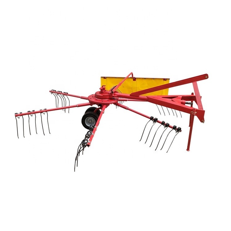 Tractor PTO rotary hay rake Wheat rice and straw small hay rake