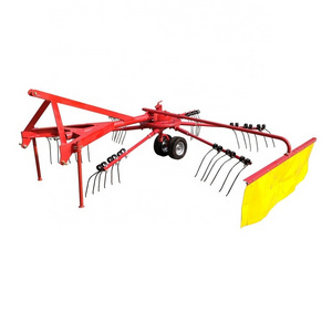 PTO driven 2.5M Mini hay rake machine Rotary rake wheel type hay rake