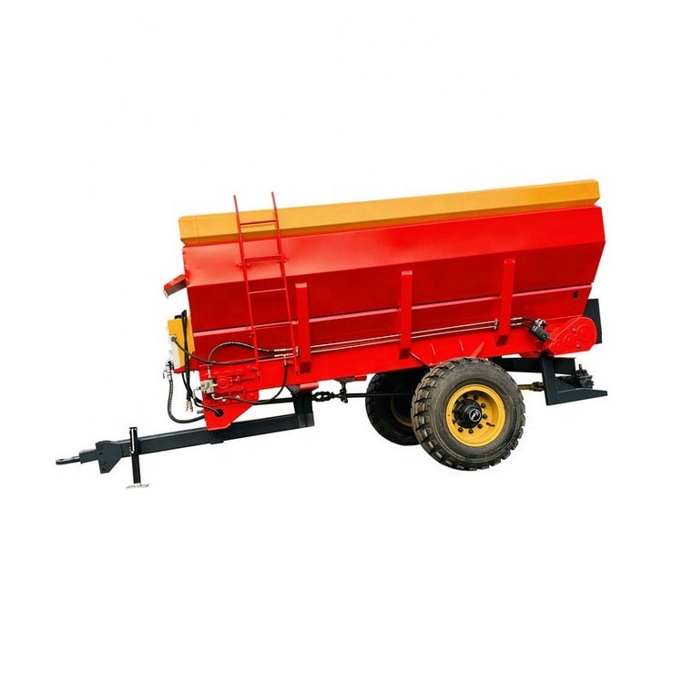 Fertilizer spreader for chicken manure fertilizer snow melt salt spreader machine belt spreader