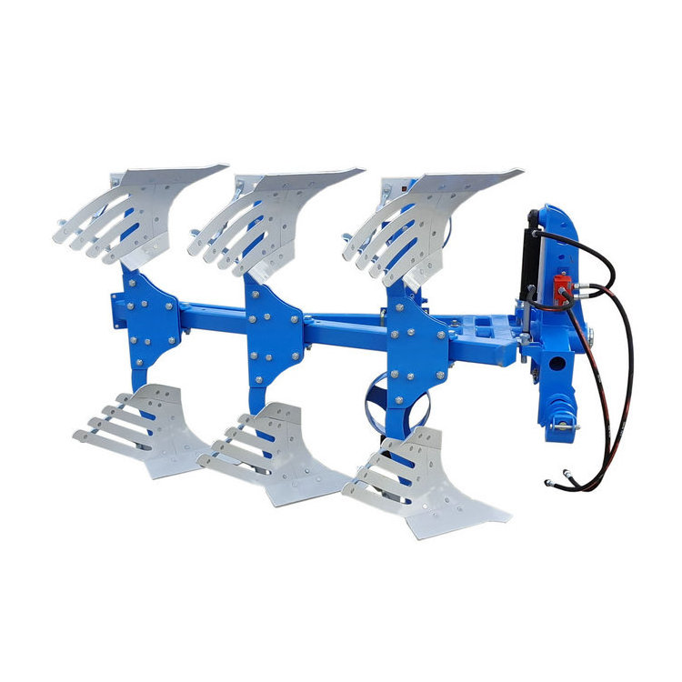 High quality hydraulic reversible furrow plough share plough 3 bottom plow for sale