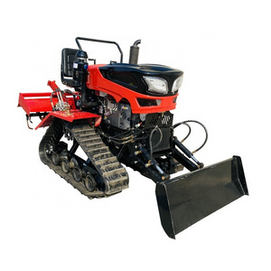 Agriculture equipment and tools crawler mini tractor small tractor with front end loader