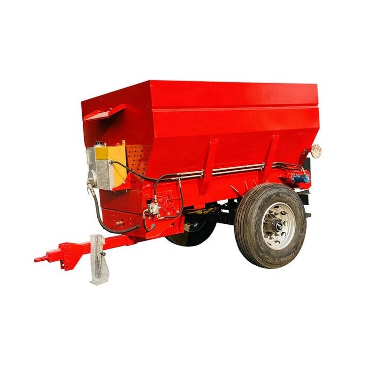 Fertilizer spreader for chicken manure fertilizer snow melt salt spreader machine belt spreader