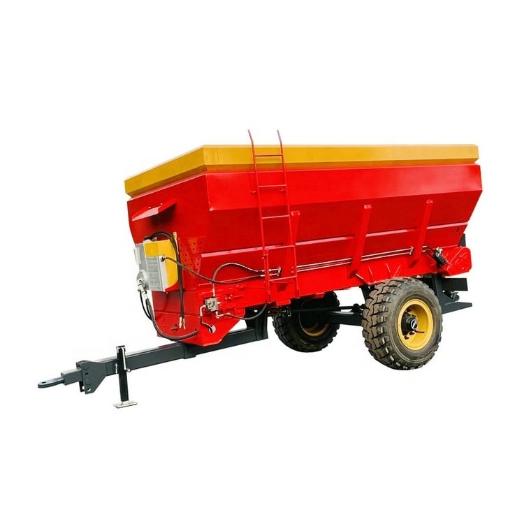 Fertilizer spreader for chicken manure fertilizer snow melt salt spreader machine belt spreader