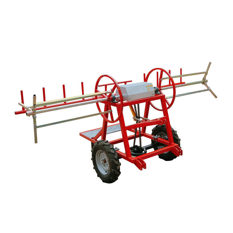 Agriculture equipment and tools drip irrigation belt recovery machine hose reel picker