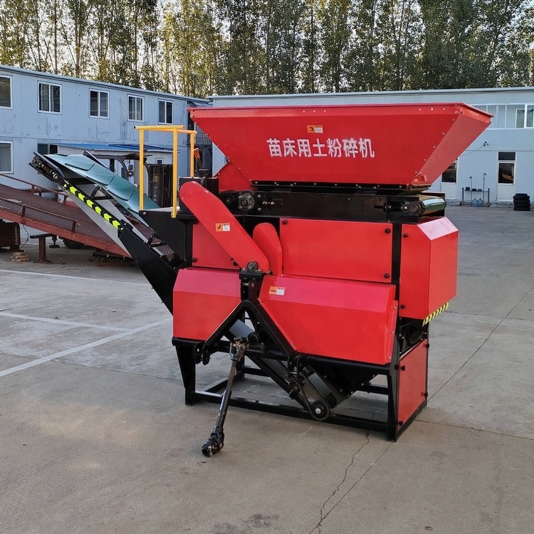 Farm machines tractor implements soil hammer crusher pulverizer machine