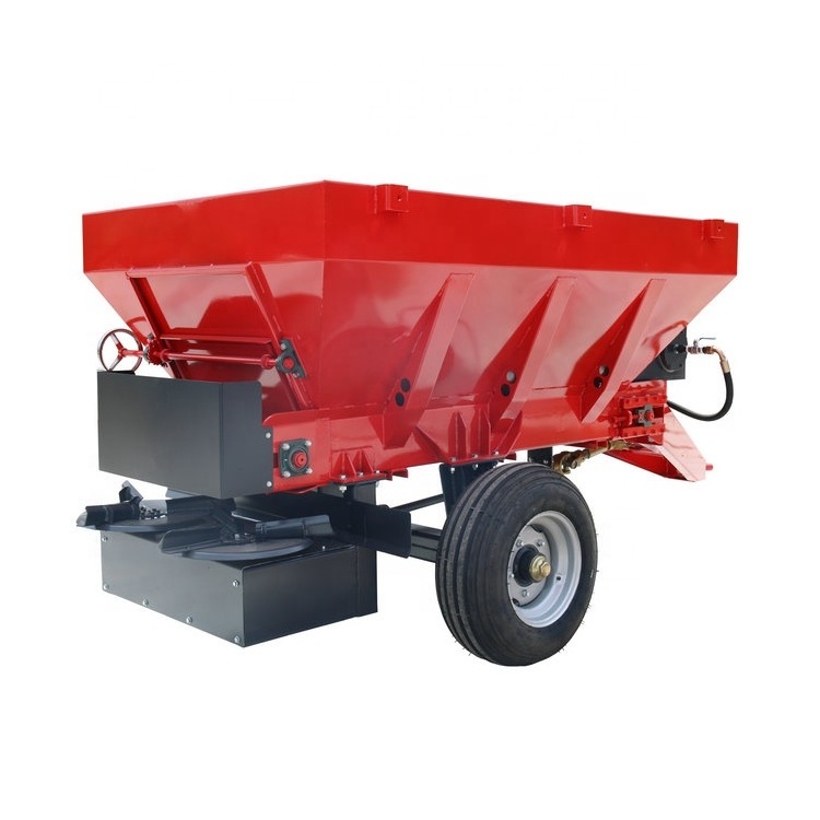 Fertilizer spreader for chicken manure fertilizer snow melt salt spreader machine belt spreader