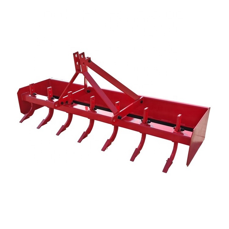 Agricultural machinery compact tractor box grader rear tractor mounted grader blade