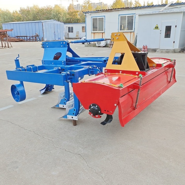 Agricultural tractor furrow plow share plough with rotary tiller plough machine for sale