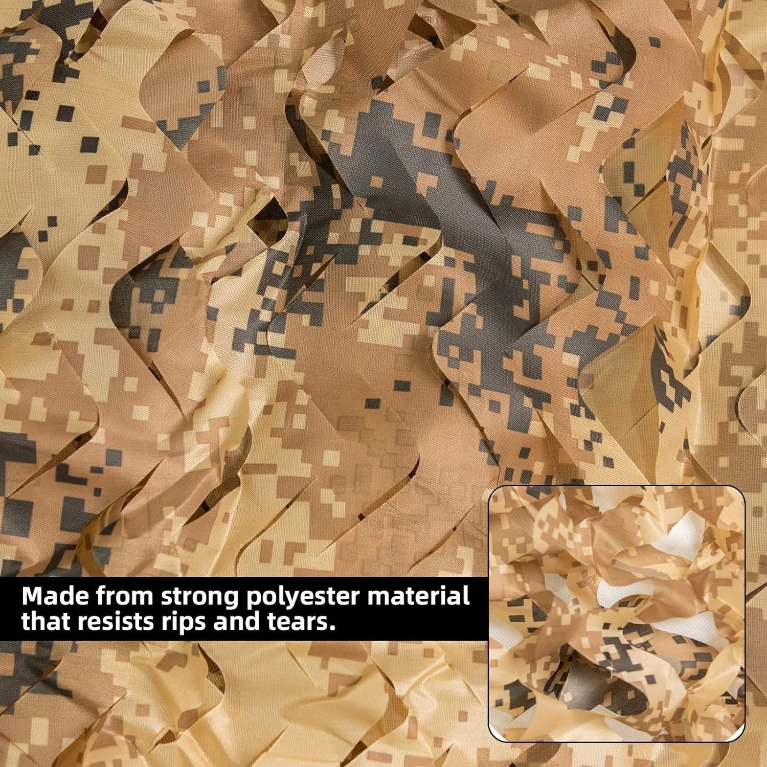 Factory Wholesale Camo Netting Desert Digital Camouflage Net Thermal Infrared Fire-retardant Camouflage Net