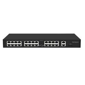 27 Port Gigabit Uplink 24 Port 100M PoE Switch ,24CH POE Switch