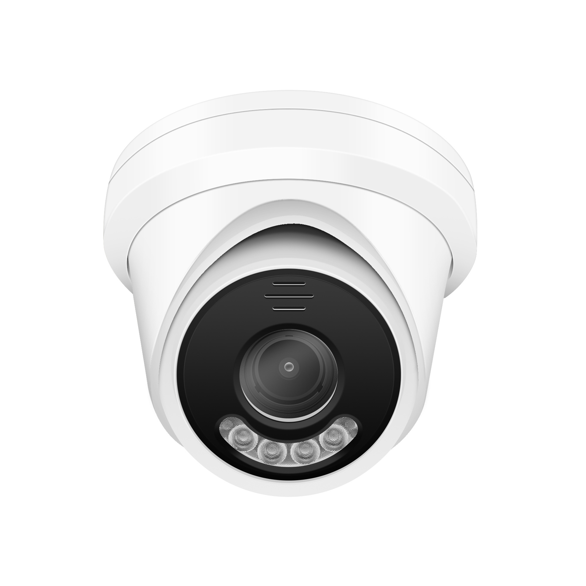 12MP Turret POE IP Dome Camera Outdoor Security Waterproof 24/7 Colorful Dual light 2 Way Voice Build in Mic.&Speaker SD Storage