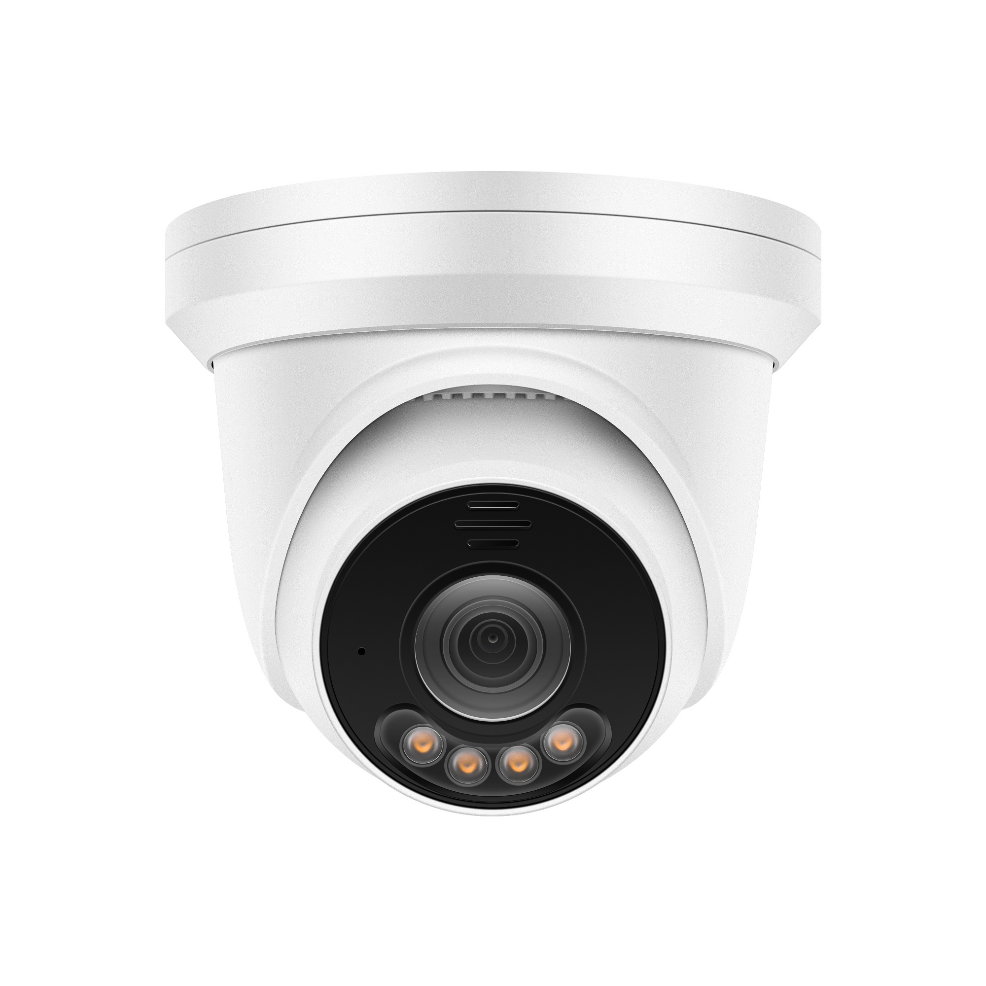 12MP Turret POE IP Dome Camera Outdoor Security Waterproof 24/7 Colorful Dual light 2 Way Voice Build in Mic.&Speaker SD Storage