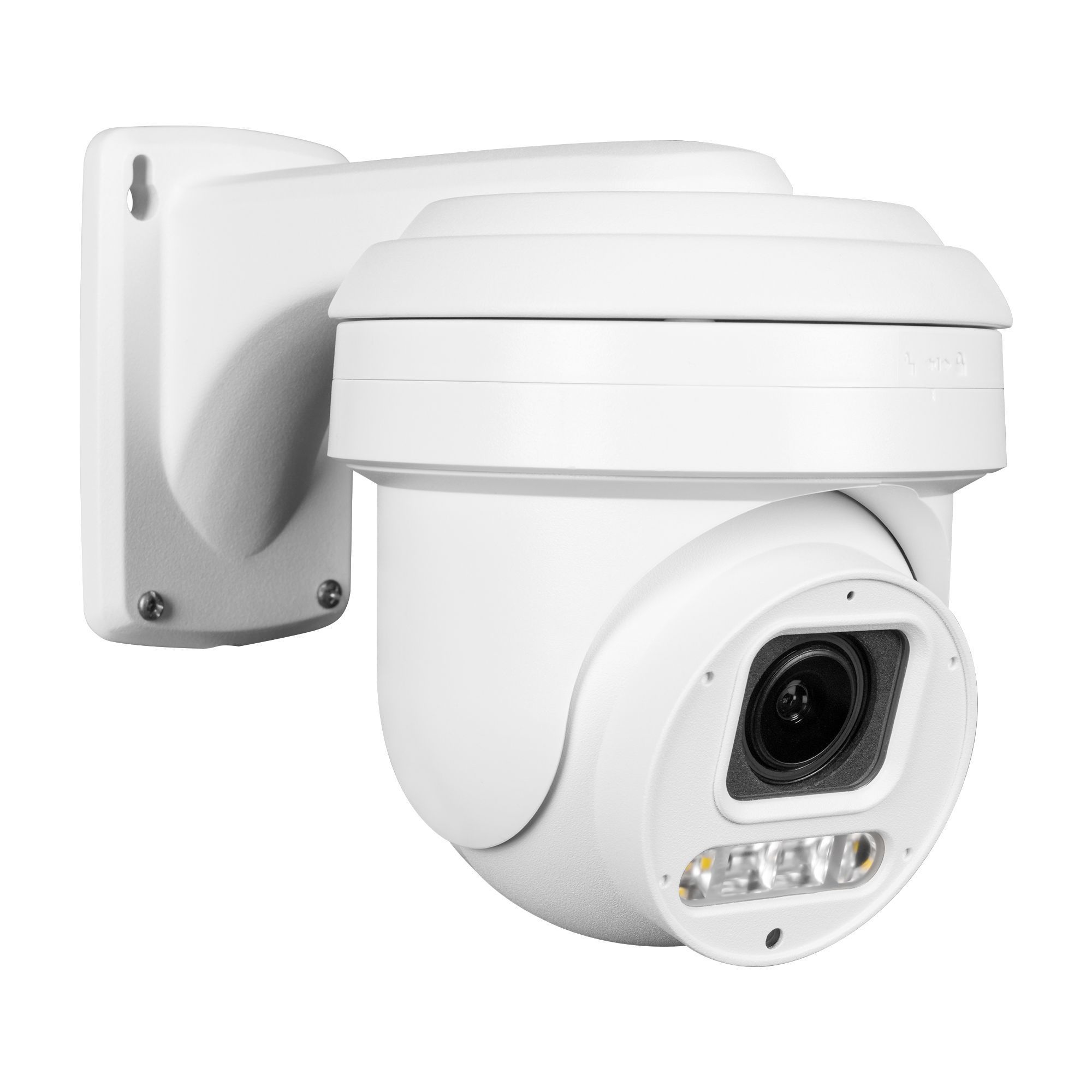 2023 YCX  Two way audio dual light 4K 8MP POE network 5X Zoom Turret PTZ IP Camera compatible with HIK NVR system