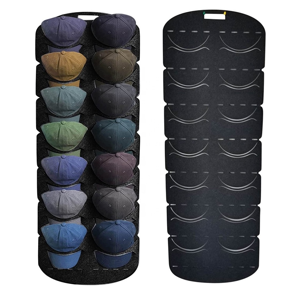 16 Pockets Large size Non woven Baseball Hat Rack Hanging Over The Door hats Storage Organizer